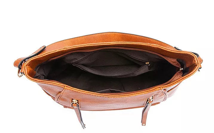 Elegante Vintage-Ledertasche