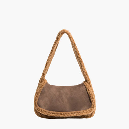 Kunstfell-Handtasche