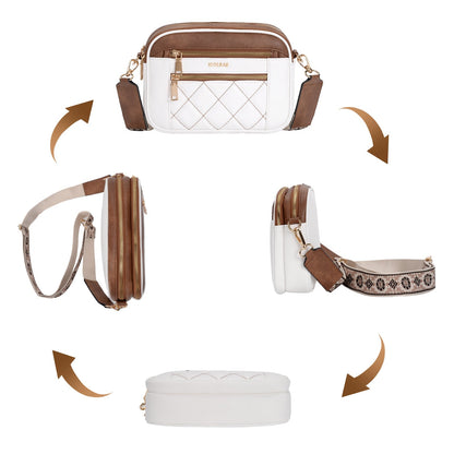 WOLFF | Vielseitige Einfache Elegante Crossbody PU Schultertasche