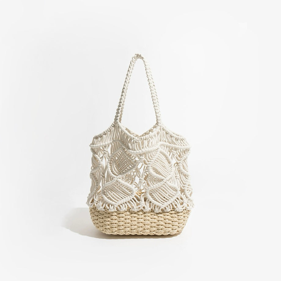 Häkeltasche mit Spiralmuster