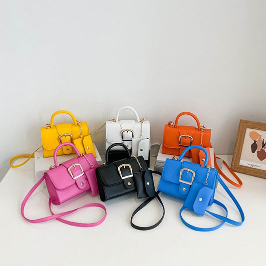 BruceBag I Handtasche mit Schnalle für Frauen
