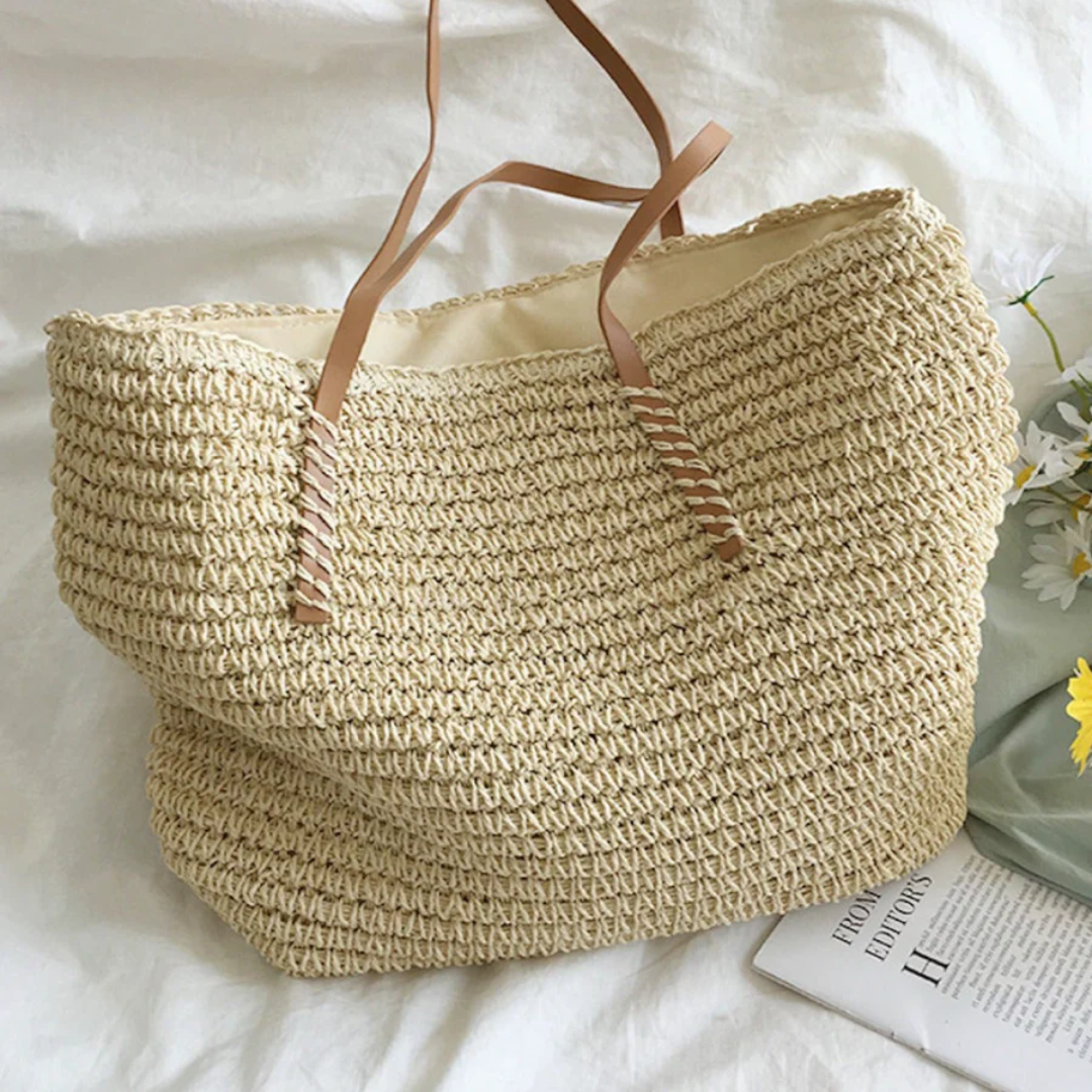 Geräumige Handtasche mit Robustem Schulterriemen - TerraWoven